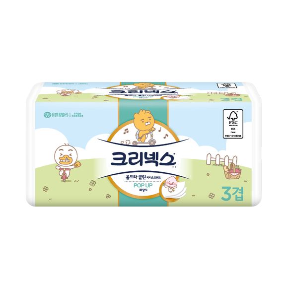 크리넥스 울트라클린 팝업 화장지